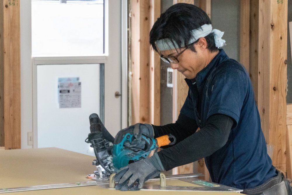 「糟屋郡久山町01」注文住宅現場リポート⑧【木工事】【石膏ボード】