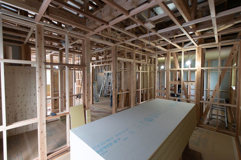 「糟屋郡久山町01」注文住宅現場リポート⑧【木工事】【石膏ボード】