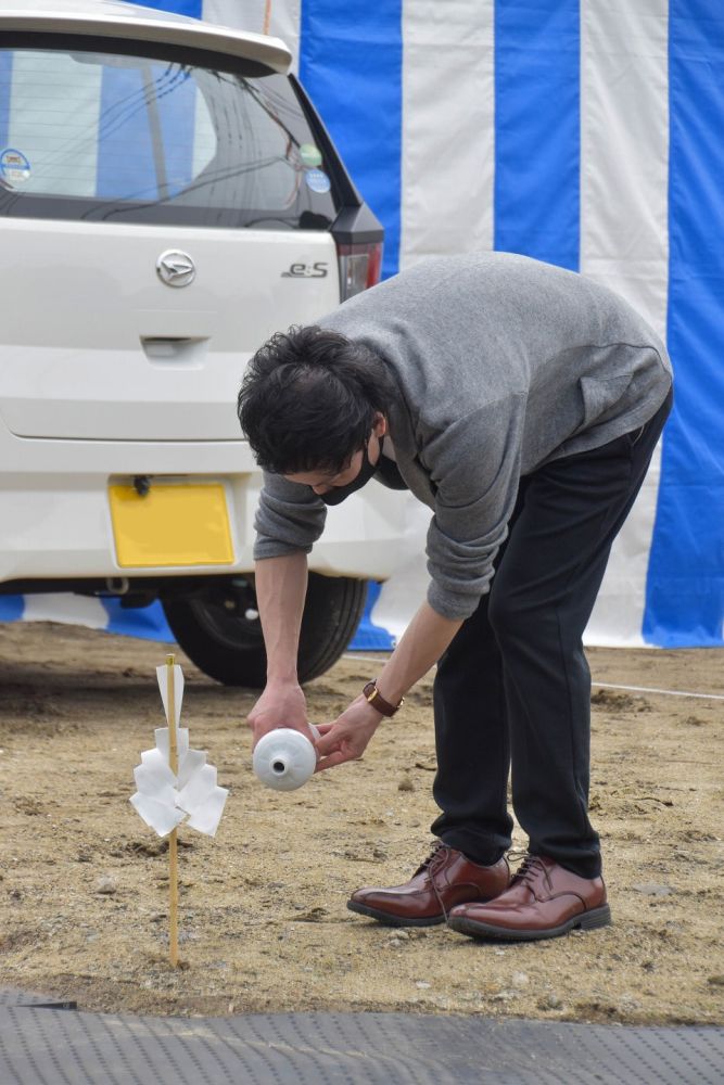 福岡県小郡市04　注文住宅建築現場リポート①　～地鎮祭～