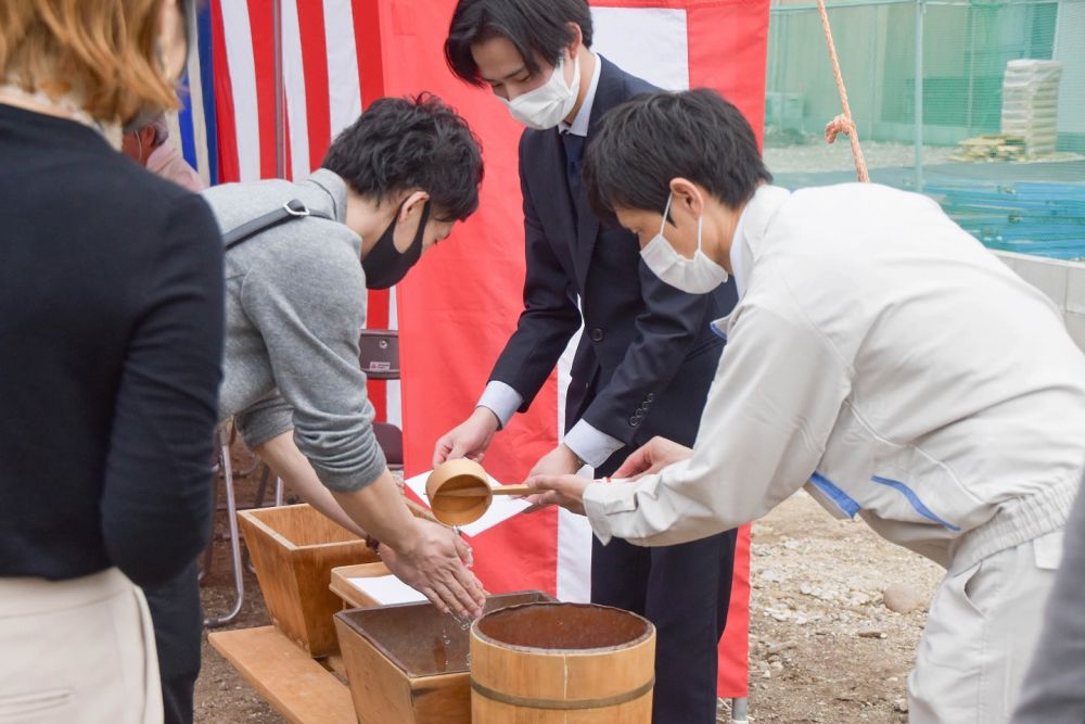 福岡県小郡市04　注文住宅建築現場リポート①　～地鎮祭～