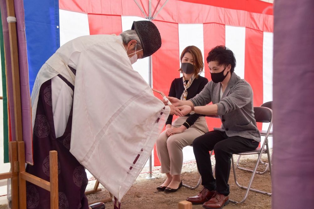 福岡県小郡市04　注文住宅建築現場リポート①　～地鎮祭～