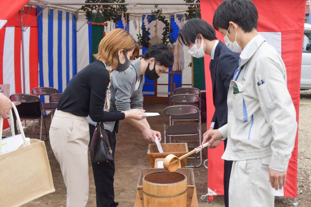 福岡県小郡市04　注文住宅建築現場リポート①　～地鎮祭～