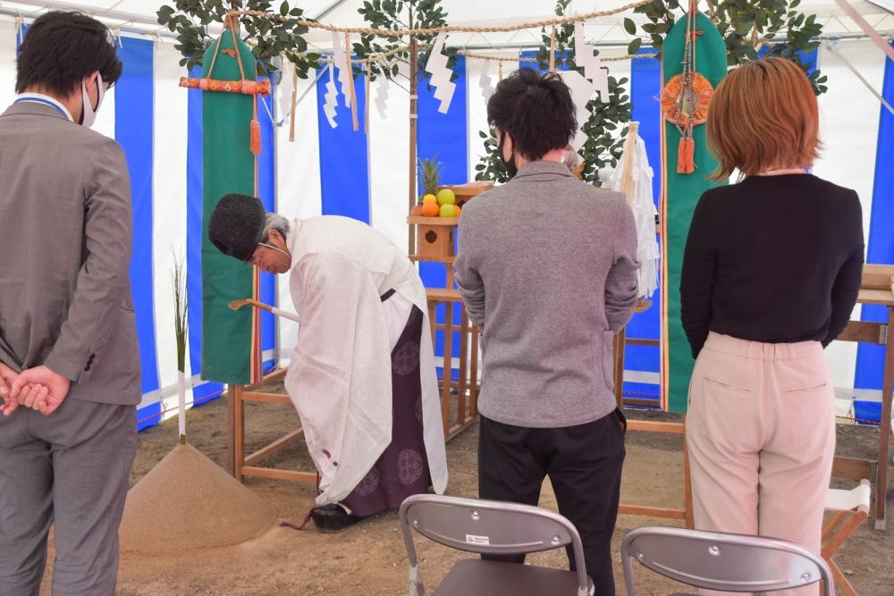 「小郡市04」注文住宅現場リポート①【地鎮祭】