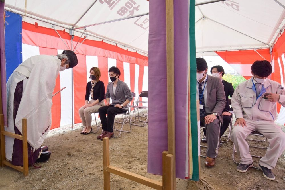 福岡県小郡市04　注文住宅建築現場リポート①　～地鎮祭～