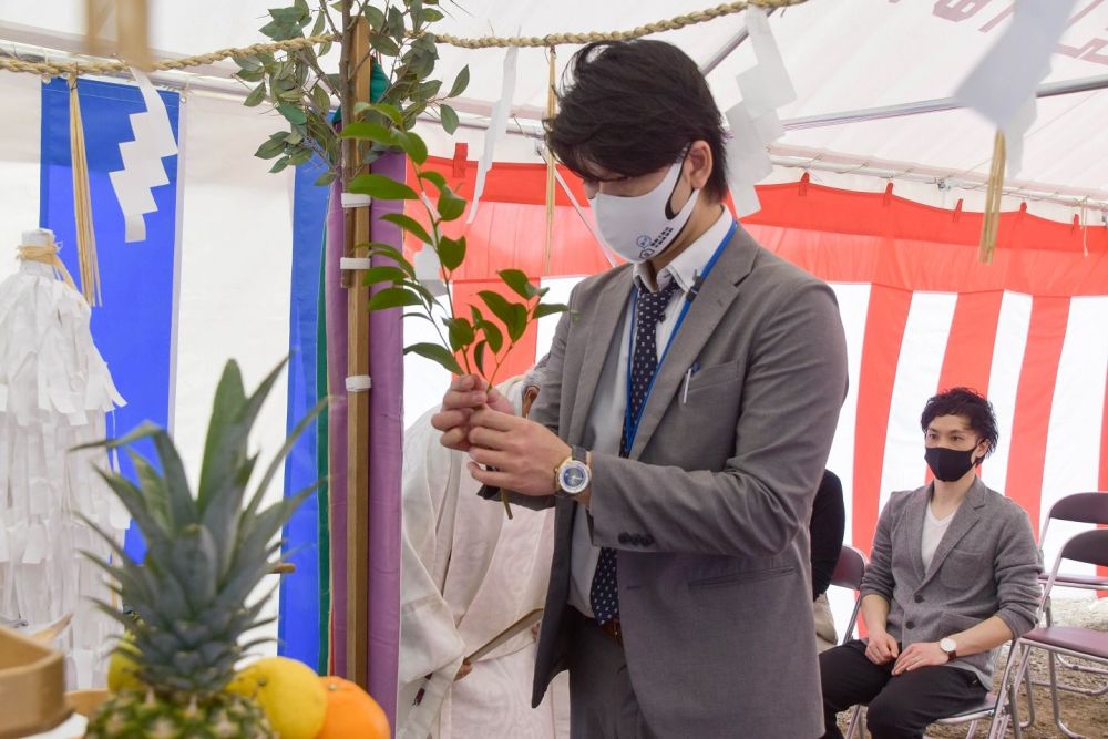 「小郡市04」注文住宅現場リポート①【地鎮祭】