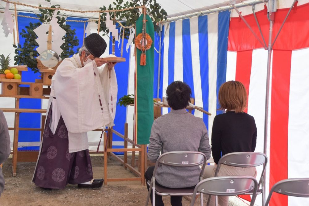 福岡県小郡市04　注文住宅建築現場リポート①　～地鎮祭～