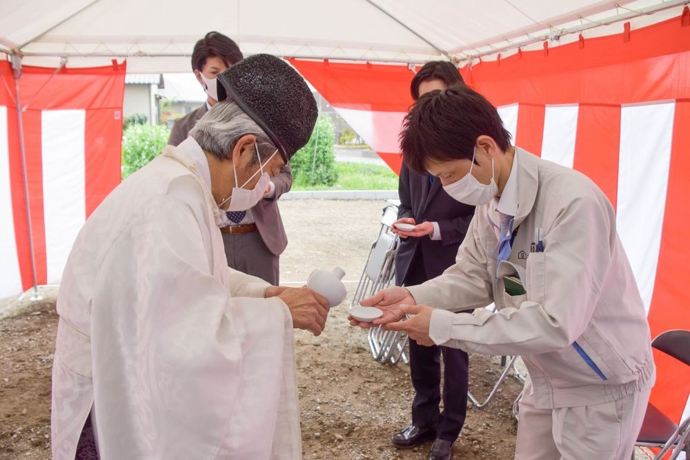 福岡県小郡市04　注文住宅建築現場リポート①　～地鎮祭～