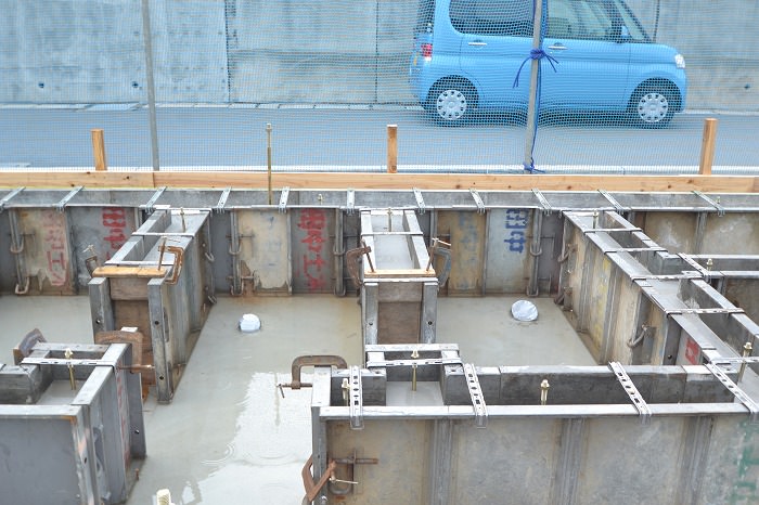 「福岡市南区花畑02」注文住宅現場リポート③【基礎工事】【立ち上がりコン】