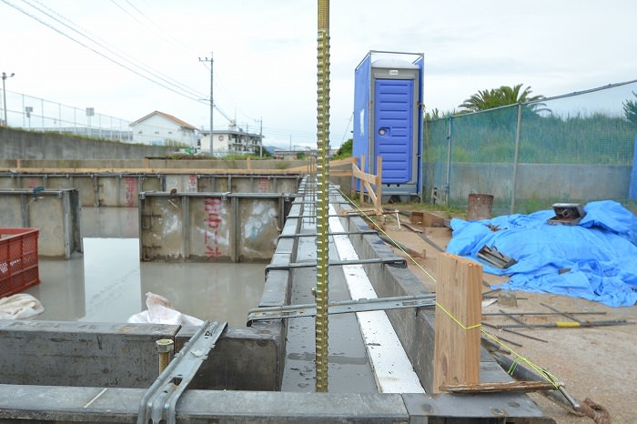 「福岡市南区花畑02」注文住宅現場リポート③【基礎工事】【立ち上がりコン】