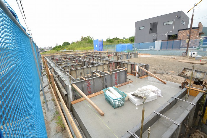 「福岡市南区花畑02」注文住宅現場リポート③【基礎工事】【立ち上がりコン】