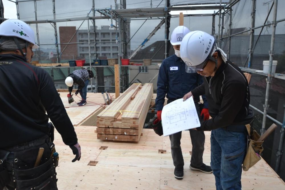 「福岡市南区18」注文住宅現場リポート④【上棟式】