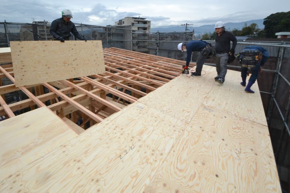 福岡市南区18　注文住宅建築現場リポート③ 　～上棟式～