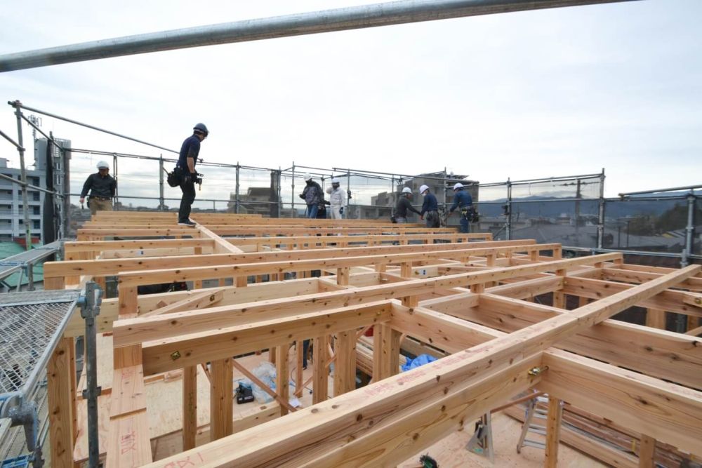 「福岡市南区18」注文住宅現場リポート④【上棟式】