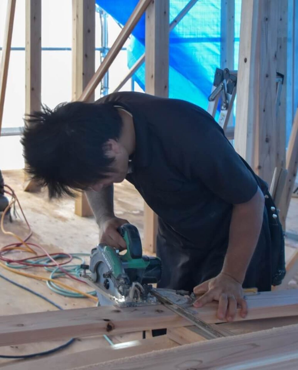 「那珂川市06」注文住宅現場リポート④【木工事】【筋交い】