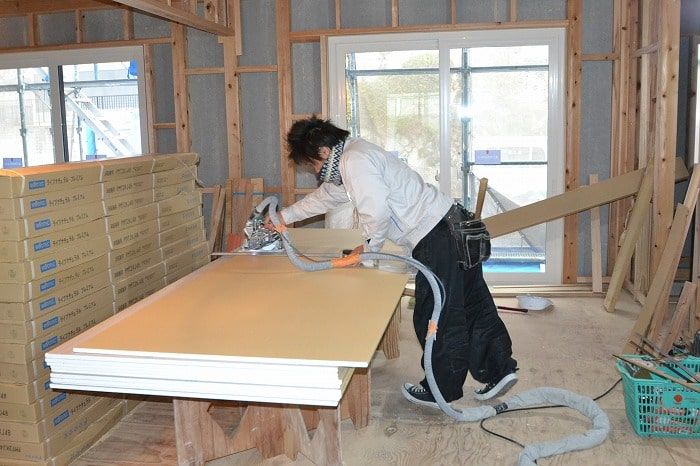 「福岡市南区11」注文住宅現場リポート⑨【木工事】【石膏ボード】