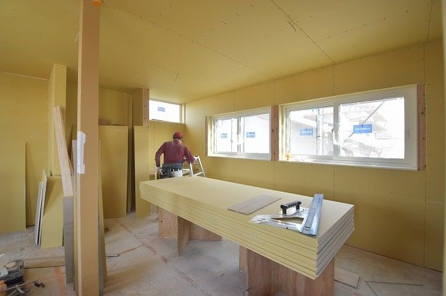 「三井郡大刀洗町02」注文住宅現場リポート⑨【木工事】【石膏ボード】
