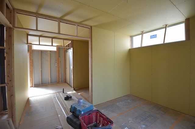 「三井郡大刀洗町02」注文住宅現場リポート⑨【木工事】【石膏ボード】
