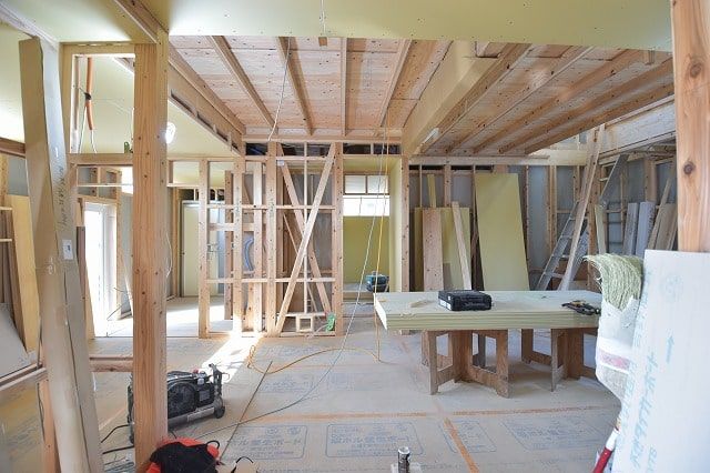 「三井郡大刀洗町02」注文住宅現場リポート⑨【木工事】【石膏ボード】