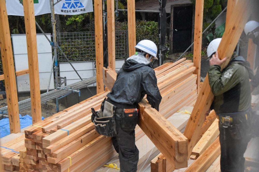 「福岡市早良区07」注文住宅現場リポート⑤【上棟式】