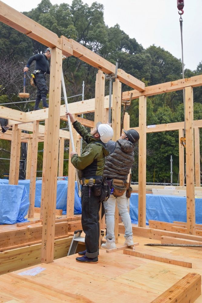 「福岡市早良区07」注文住宅現場リポート⑤【上棟式】