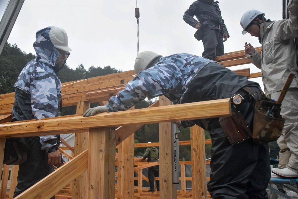 福岡市早良区07　注文住宅建築現場リポート⑤　～上棟式～