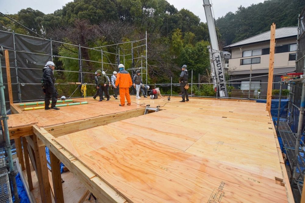 福岡市早良区07　注文住宅建築現場リポート⑤　～上棟式～