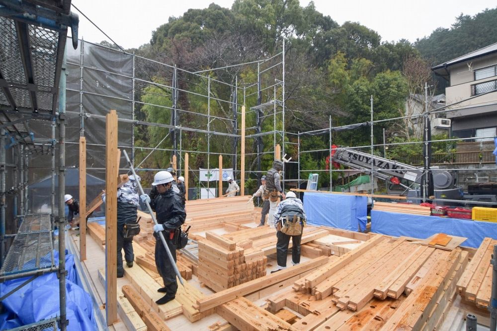 「福岡市早良区07」注文住宅現場リポート⑤【上棟式】