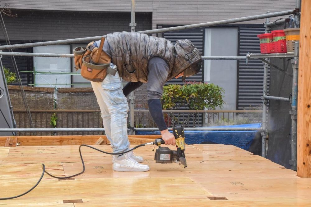 福岡市早良区07　注文住宅建築現場リポート⑤　～上棟式～