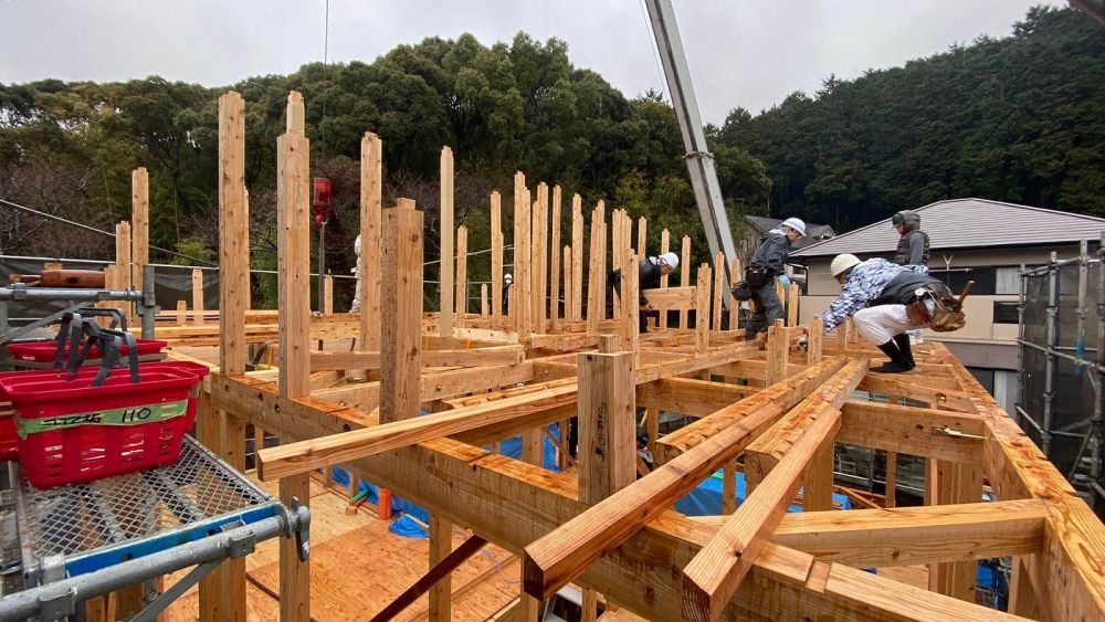 「福岡市早良区07」注文住宅現場リポート⑤【上棟式】