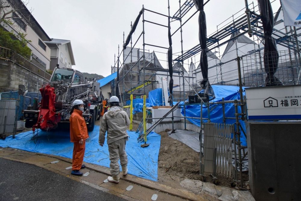 「福岡市早良区07」注文住宅現場リポート⑤【上棟式】