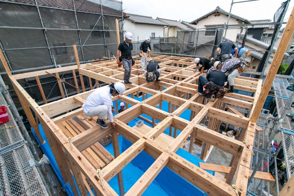 「糸島市二丈深江01」注文住宅現場リポート④【上棟式】