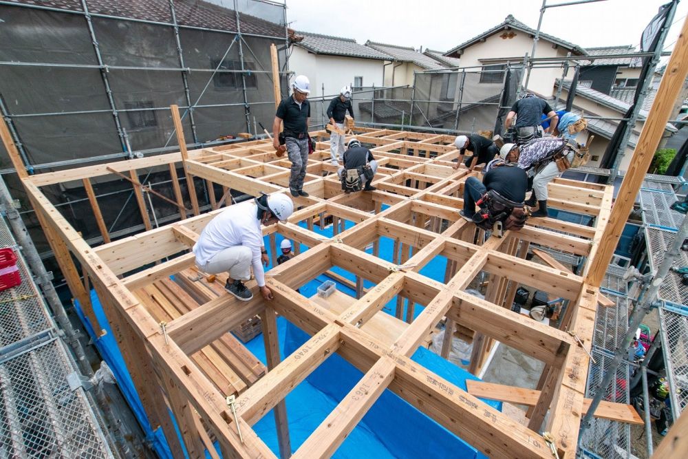 福岡県糸島市二丈深江01　注文住宅建築現場リポート④　～上棟式～