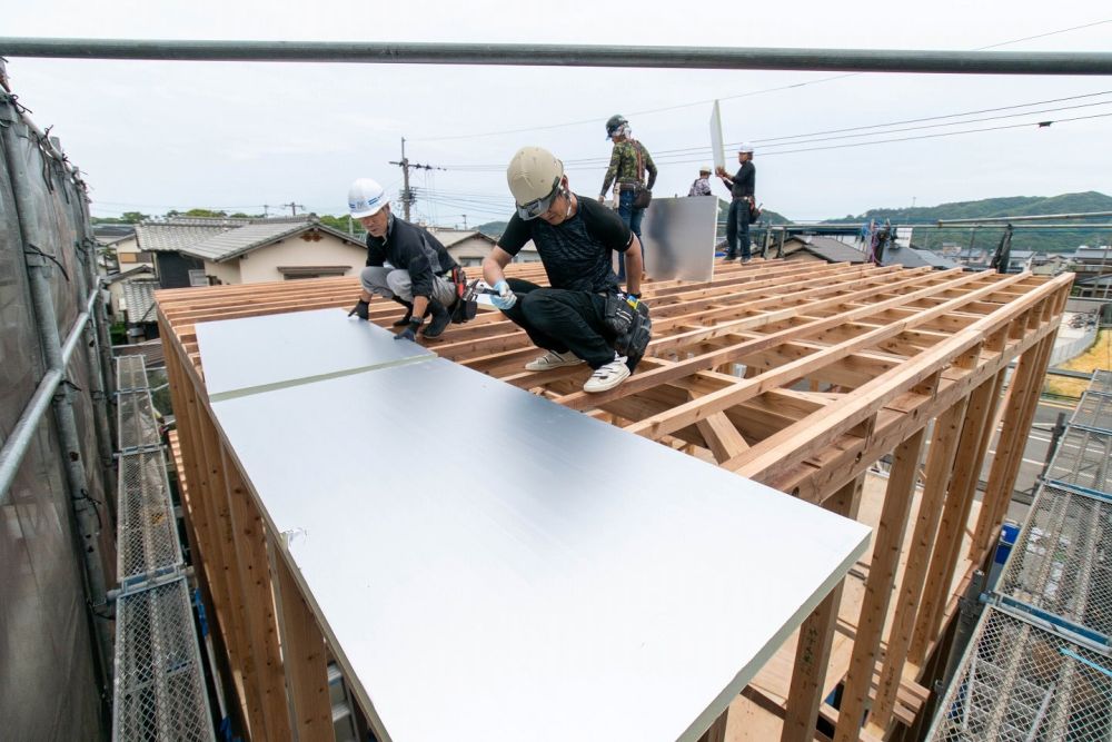 福岡県糸島市二丈深江01　注文住宅建築現場リポート④　～上棟式～