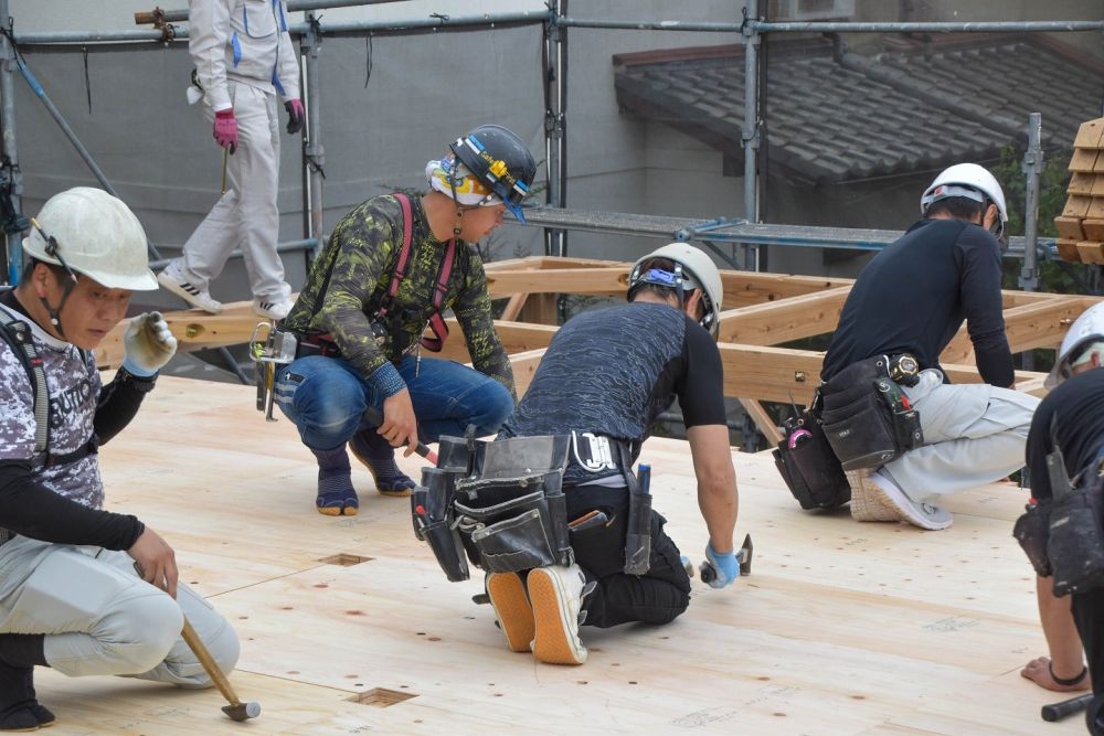 福岡県糸島市二丈深江01　注文住宅建築現場リポート④　～上棟式～