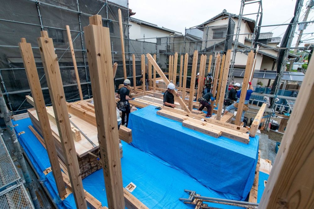 「糸島市二丈深江01」注文住宅現場リポート④【上棟式】