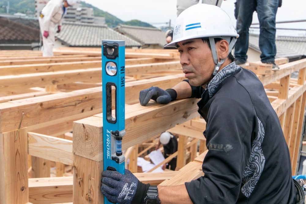 「糸島市二丈深江01」注文住宅現場リポート④【上棟式】