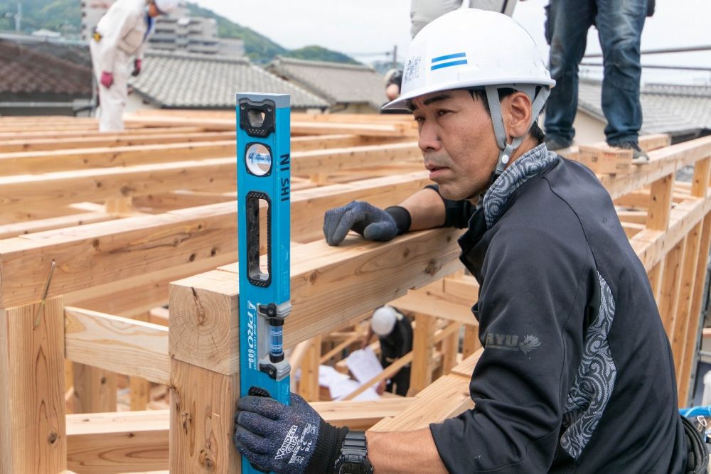 福岡県糸島市二丈深江01　注文住宅建築現場リポート④　～上棟式～