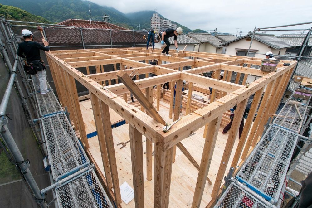 「糸島市二丈深江01」注文住宅現場リポート④【上棟式】