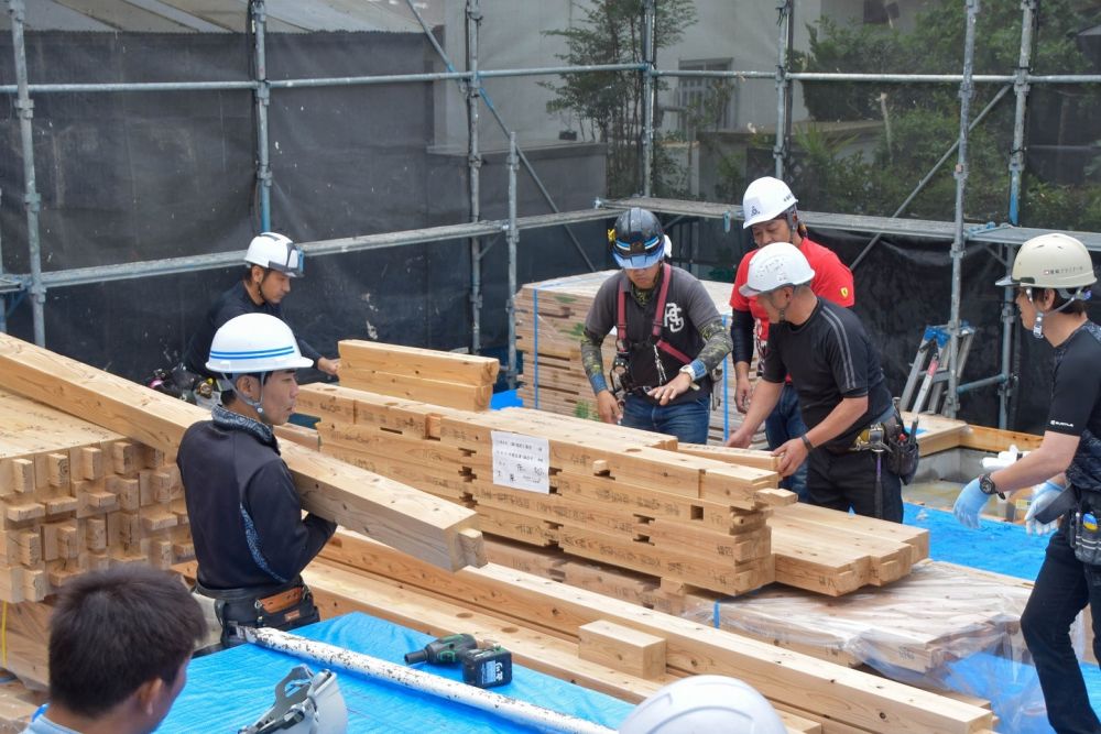 福岡県糸島市二丈深江01　注文住宅建築現場リポート④　～上棟式～