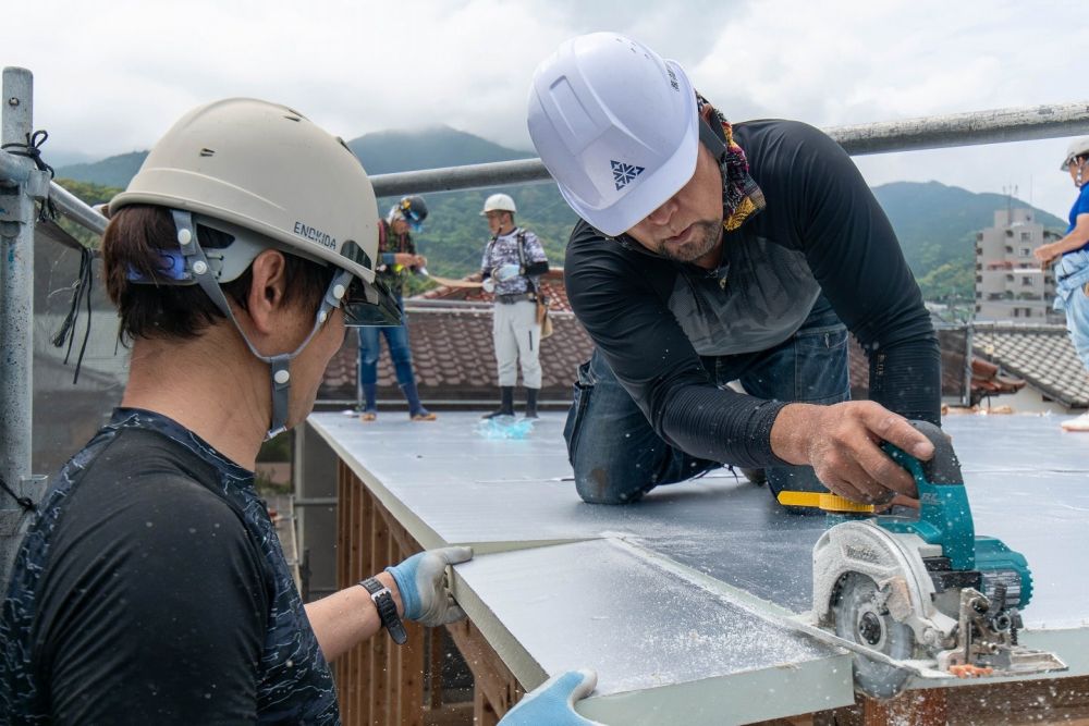 福岡県糸島市二丈深江01　注文住宅建築現場リポート④　～上棟式～