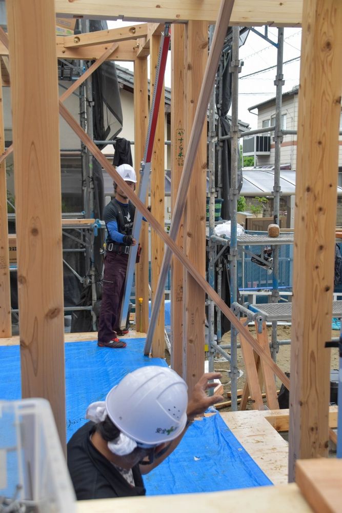 「糸島市二丈深江01」注文住宅現場リポート④【上棟式】