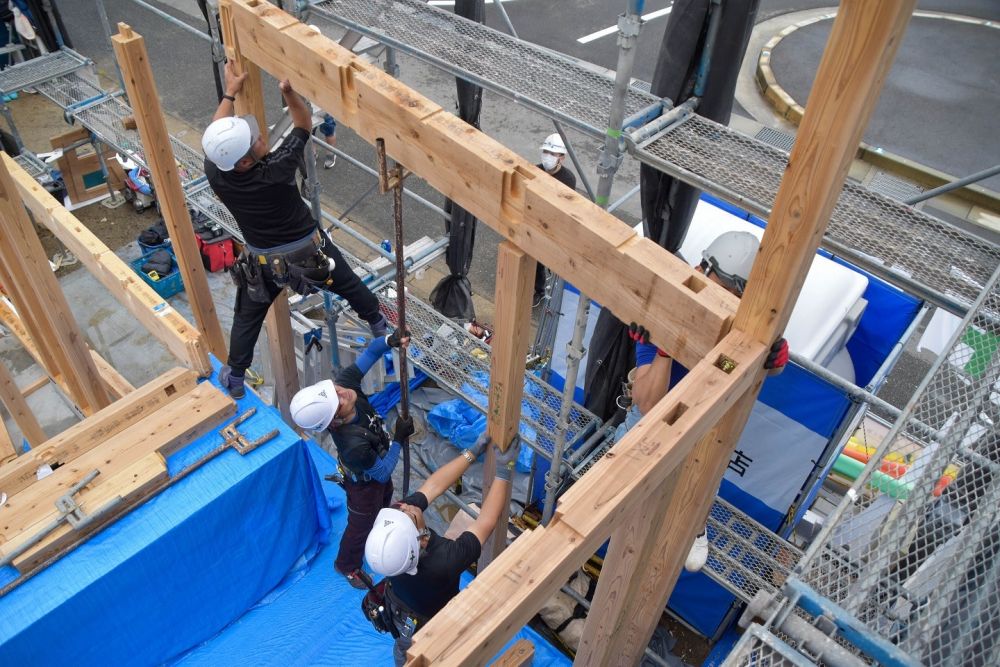 「糸島市二丈深江01」注文住宅現場リポート④【上棟式】