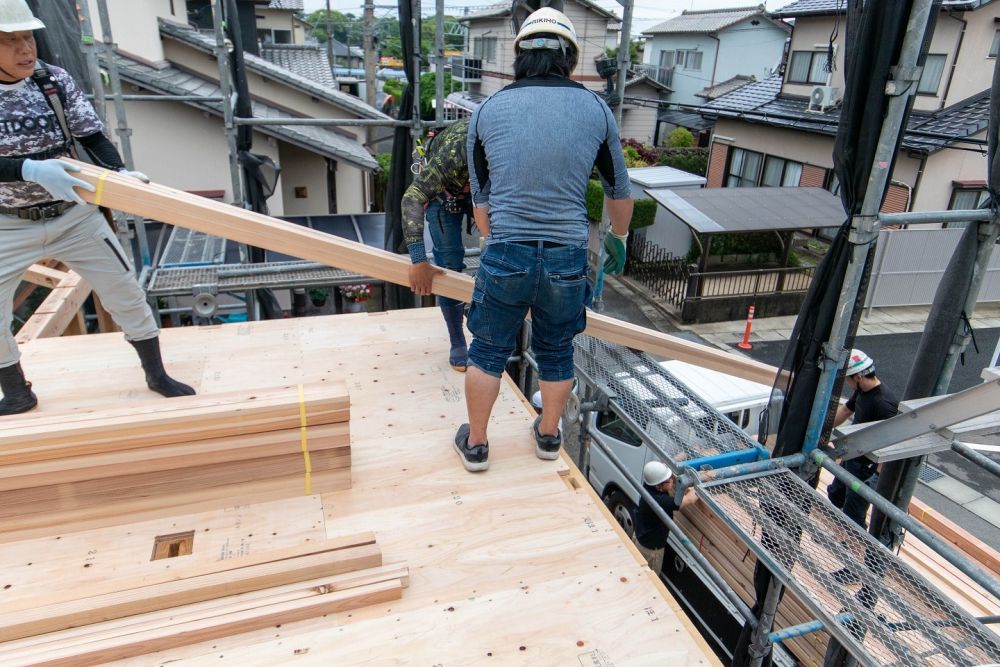 「糸島市二丈深江01」注文住宅現場リポート④【上棟式】