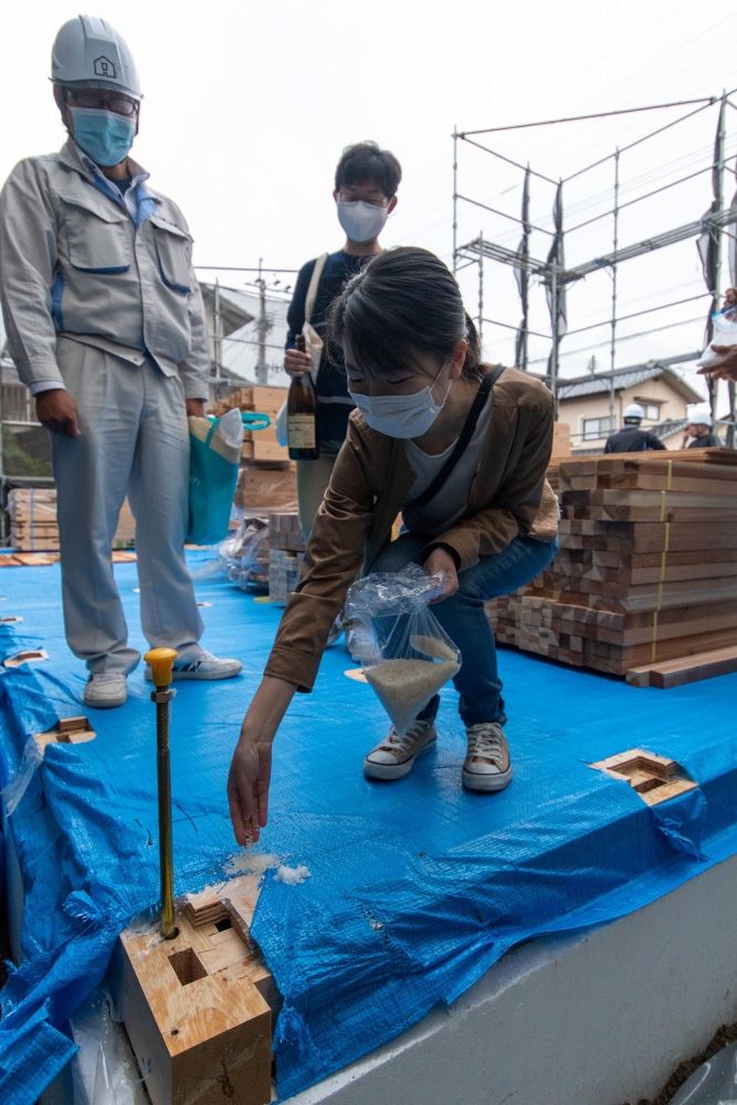 「糸島市二丈深江01」注文住宅現場リポート④【上棟式】