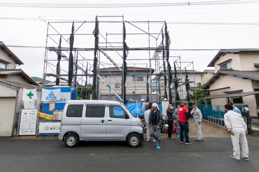 「糸島市二丈深江01」注文住宅現場リポート④【上棟式】