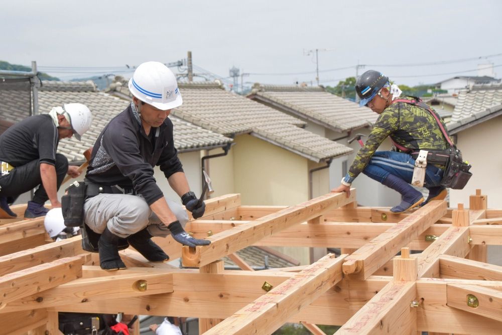 福岡県糸島市二丈深江01　注文住宅建築現場リポート④　～上棟式～