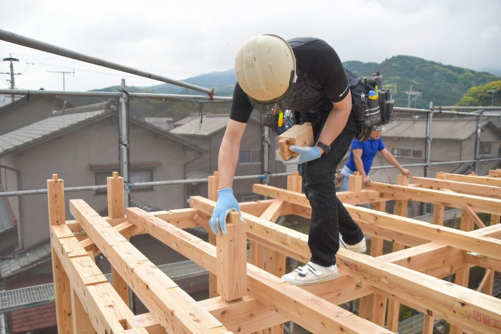 「糸島市二丈深江01」注文住宅現場リポート④【上棟式】