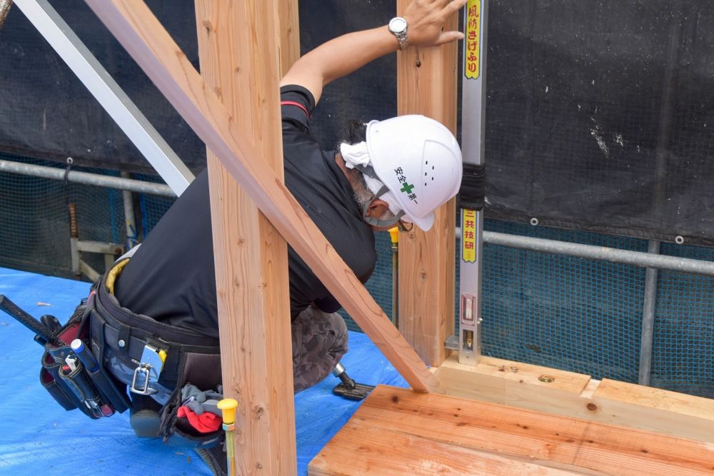 福岡県糸島市二丈深江01　注文住宅建築現場リポート④　～上棟式～