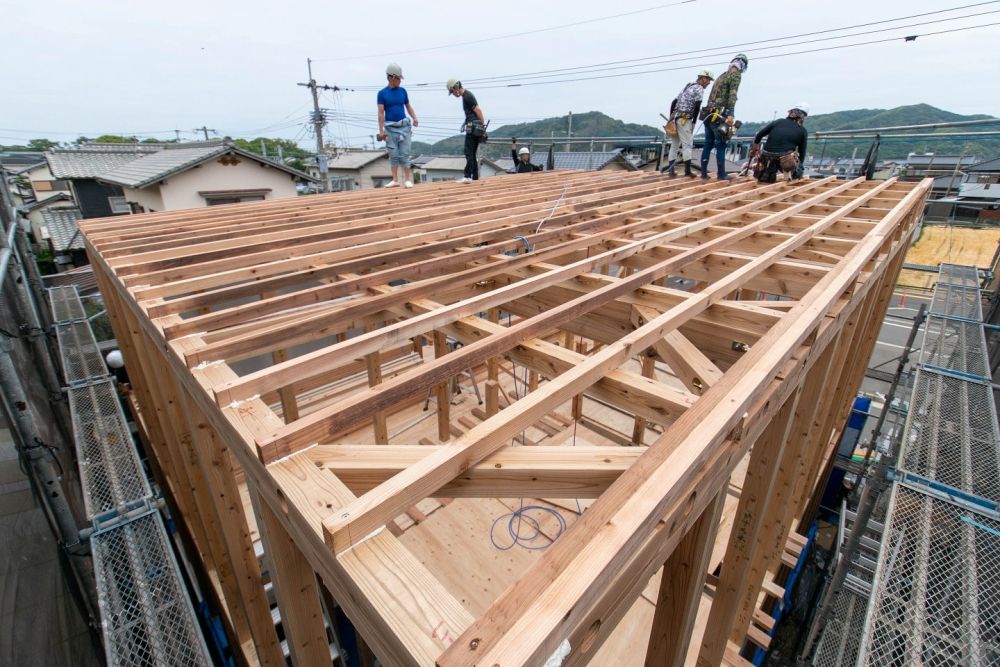 福岡県糸島市二丈深江01　注文住宅建築現場リポート④　～上棟式～