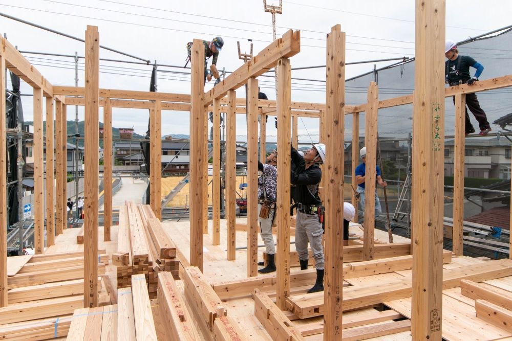 福岡県糸島市二丈深江01　注文住宅建築現場リポート④　～上棟式～